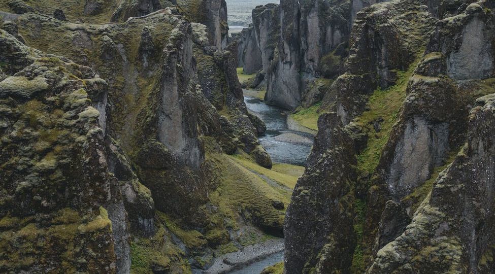 landscape photo of green mountains